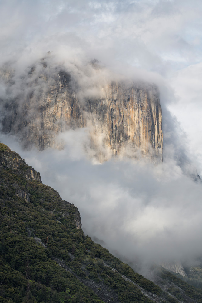 Lifting Mist on El Capitan - Yosemite Valley