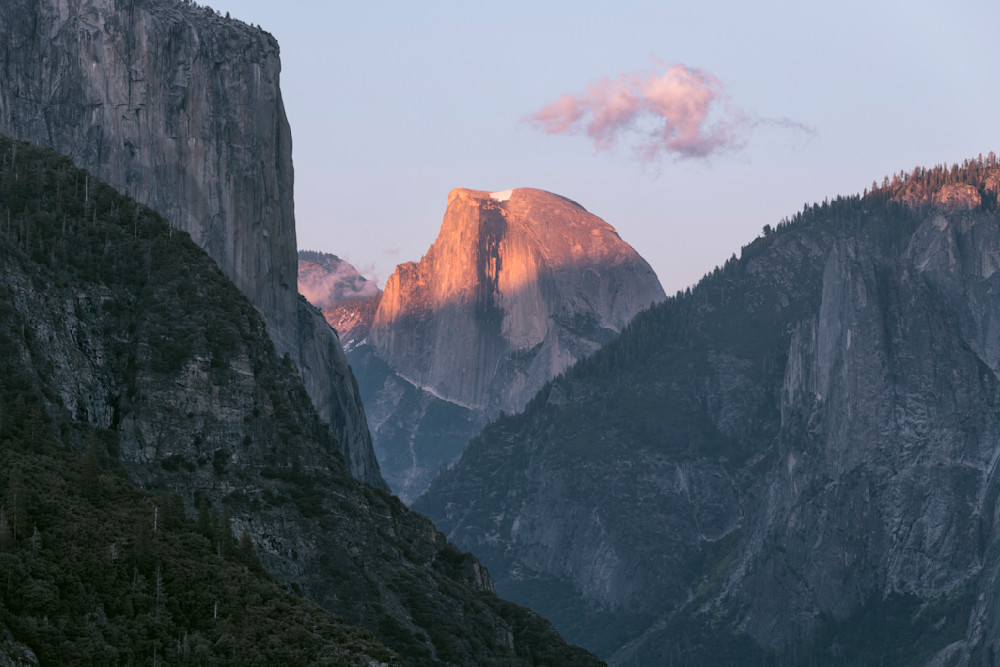 Half Dome Granite Face - Yosemite National Park