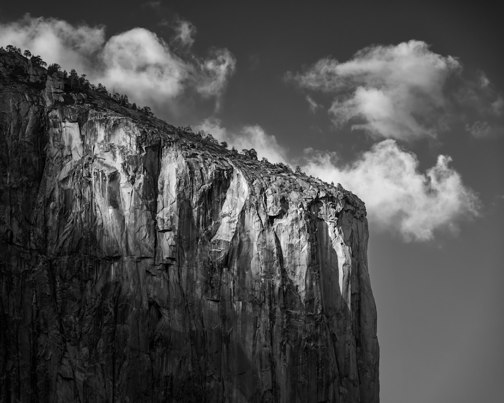 Puffy Clouds and El Capitan - Yosemite Valley