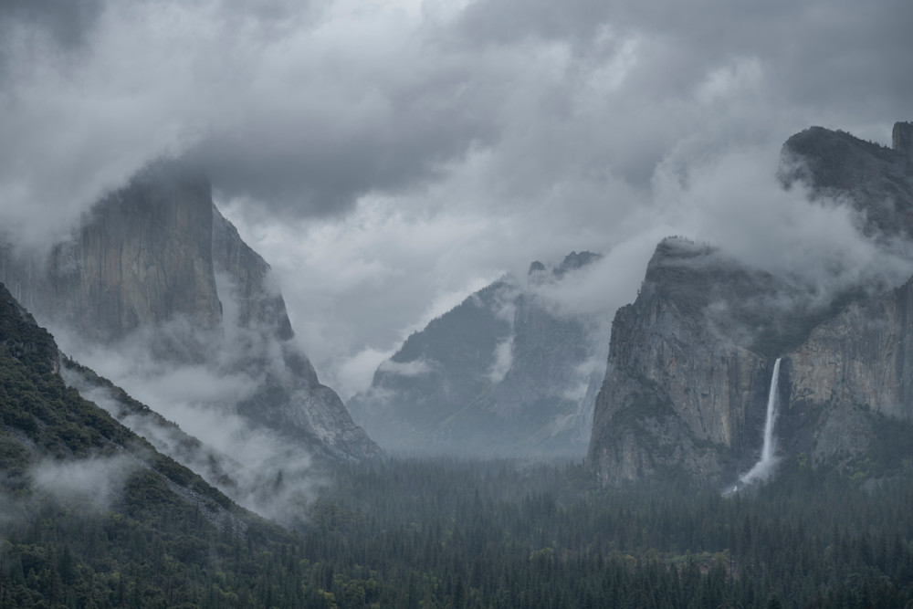 Storm Clouds over Tunnel View - Yosemite National Park