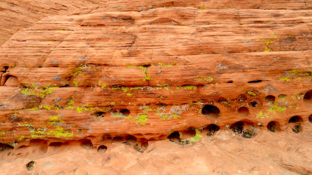 Red Rock Pot Holes Las Vegas Nevada Photography Art | InYourBackyard