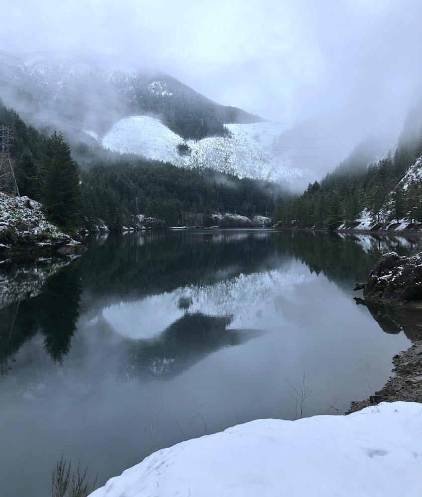 Detroit Lake Reflections In The Snow Photography Art | InYourBackyard