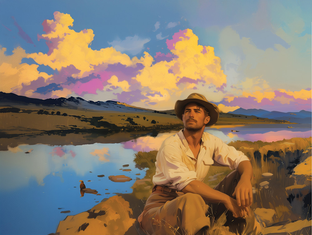 Andrew At Sunrise Art | Drew Slack Fine Art