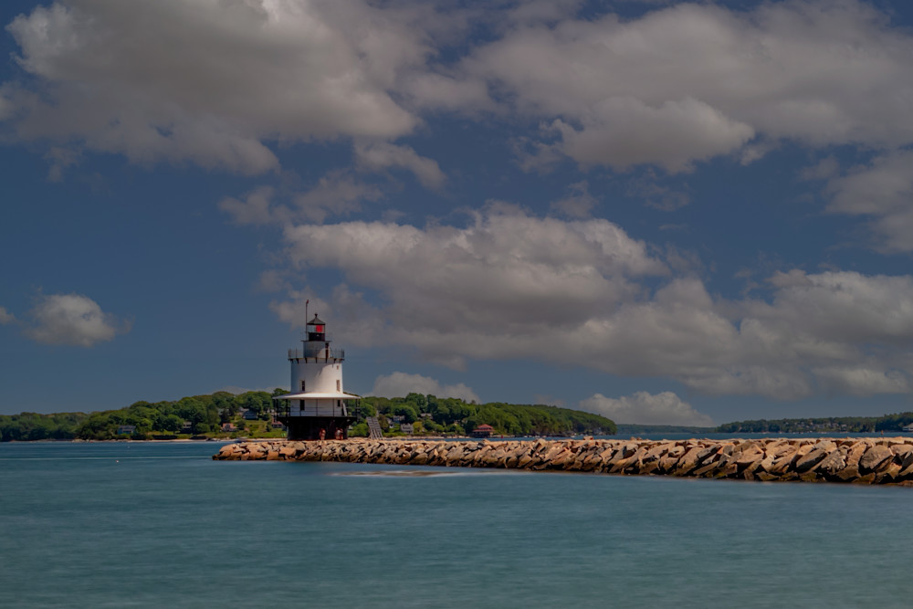 Guiding Light: Spring Point Ledge Lighthouse in Maine – Nautical Wall Art & Coastal Home Décor