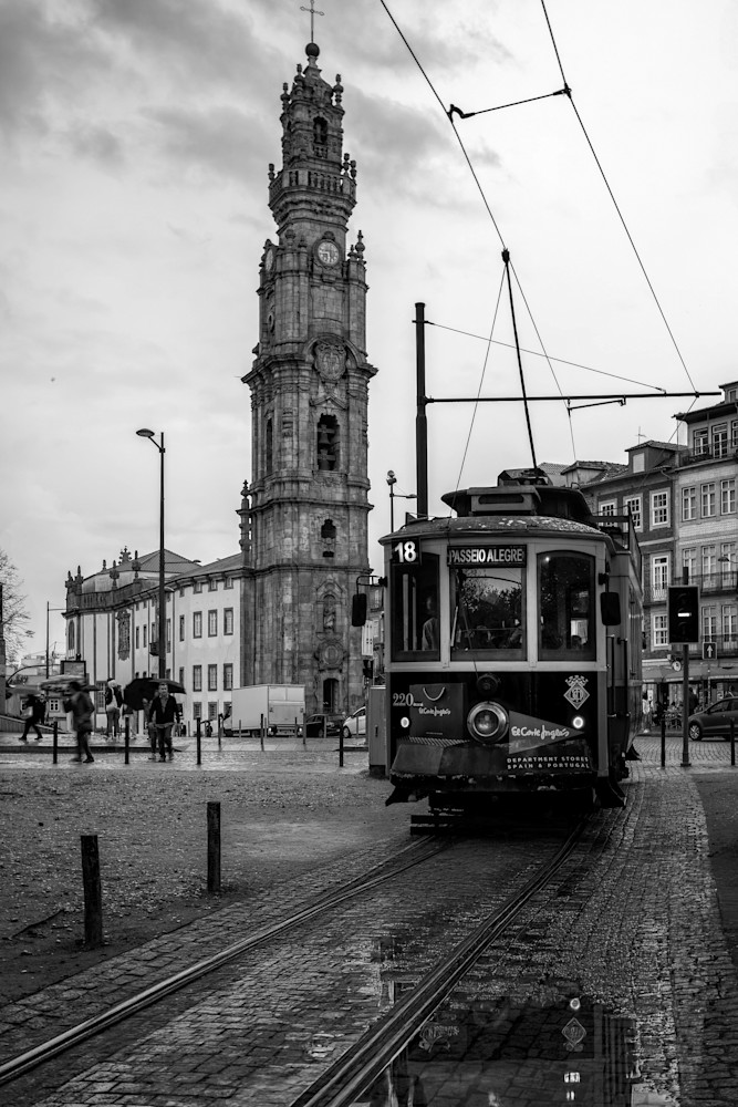 Timeless Tracks: Tram 18 and Clérigos Tower in Porto – 910Photography