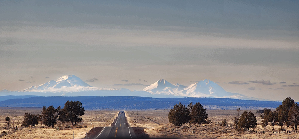 Three Sisters   Mt Bachelor Looking West From Hwy 20 Photography Art | InYourBackyard