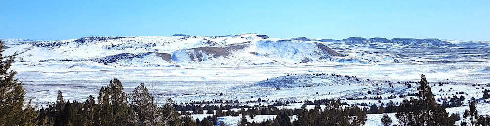 Snowy Desert Landscape Central Oregon Photography Art | InYourBackyard