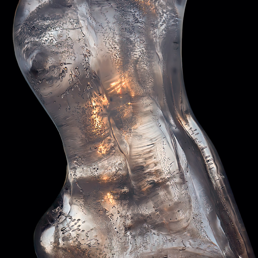 Frosted Torso III – abstract ice photography