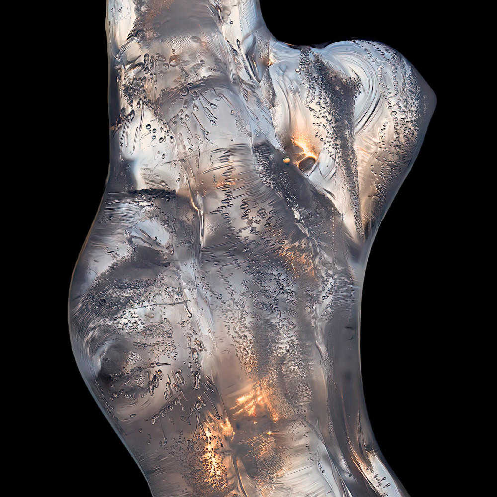 Frosted Torso II – abstract ice photography