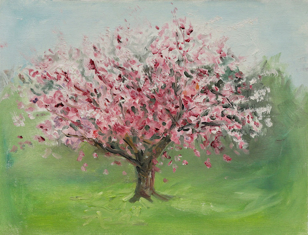 Pink Spring Cloud Art | Art By Guldbrandt