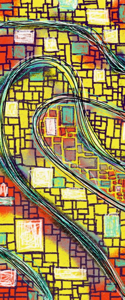 River City Energy Grid 001 Art | Tim McGuire Fine Art