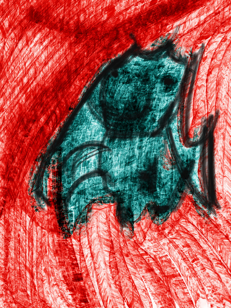 Wiener Dog Red Blanket Art | Tim McGuire Fine Art