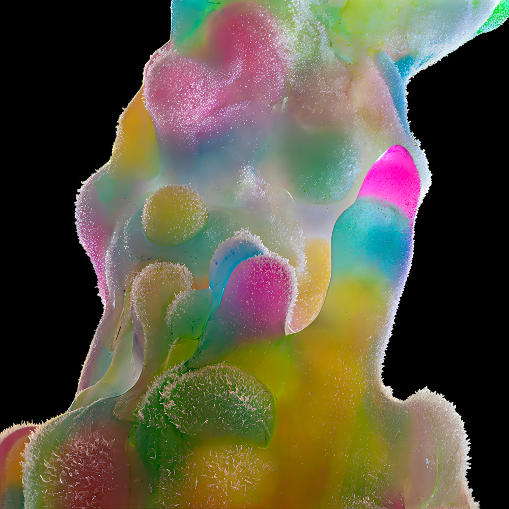 Frozen Spectrum – abstract ice photography