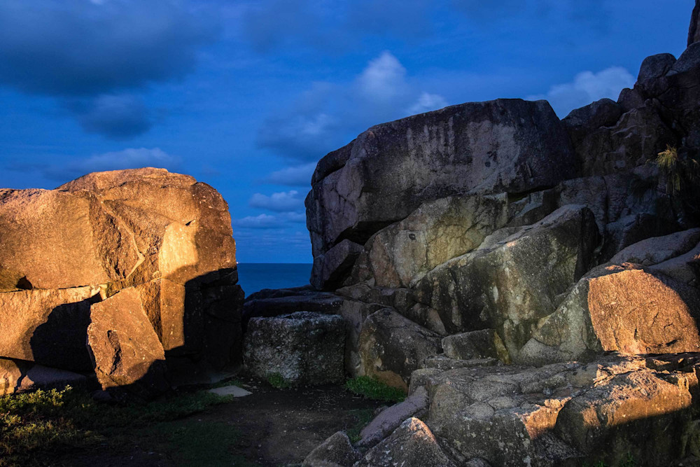 Autumn in Trial Bay Gaol Australia – Light Painting Coastal Photography Print