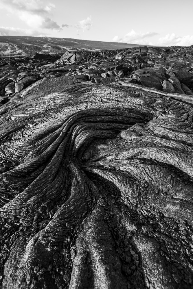 Twisted old lava flow, Volcanoes National Park, Hawaii, USA #TheBigIsland