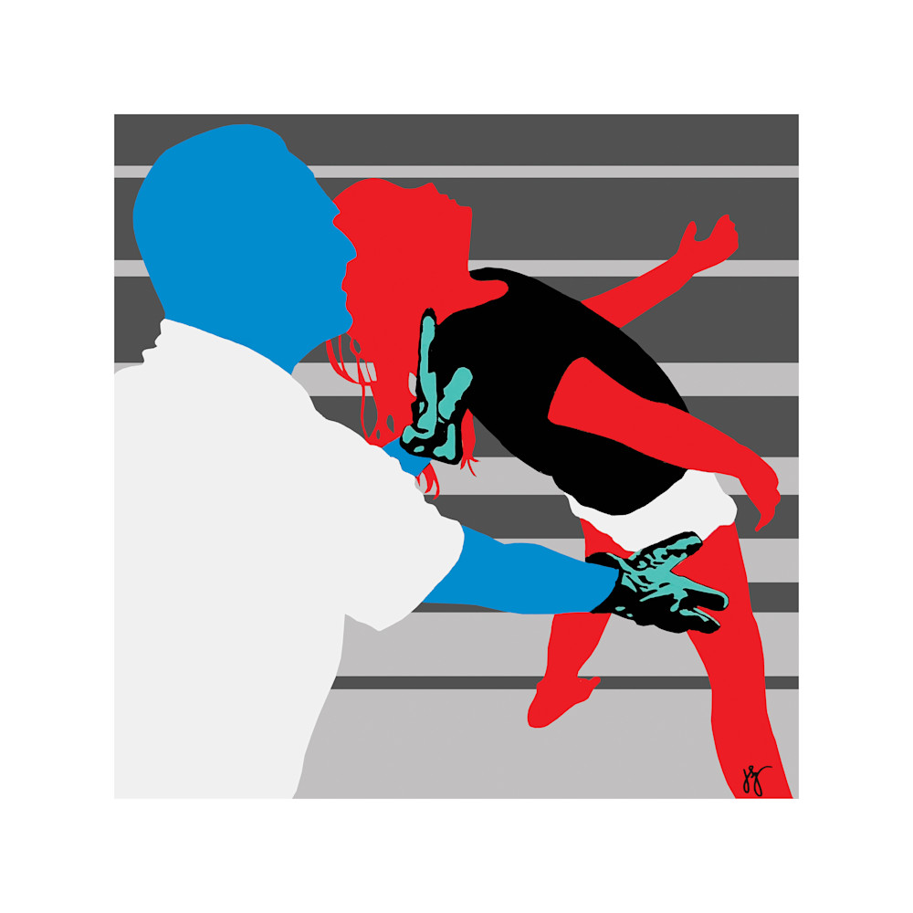 Turquoise Community Encourage Fine Art Print by Jon Savage ASL Contemporary Art