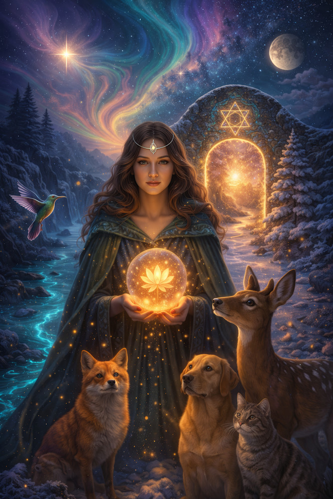 Mystical Guardian Wall Art – Keepers of the Quiet Light