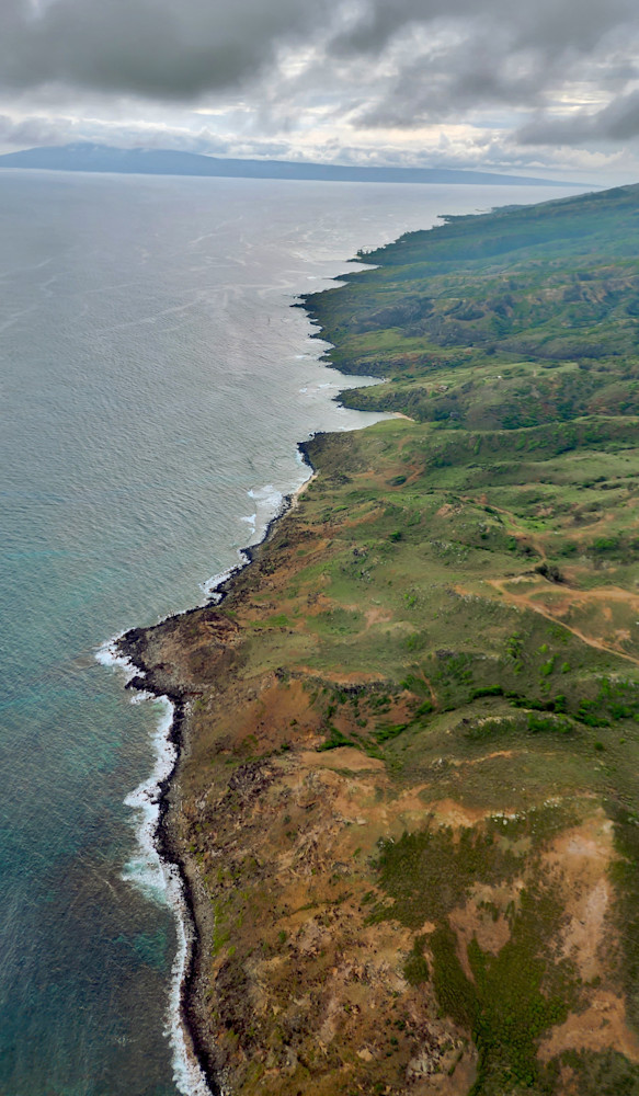 Ariel Of The Hawaiian  Island Coastline Photography Art | InYourBackyard