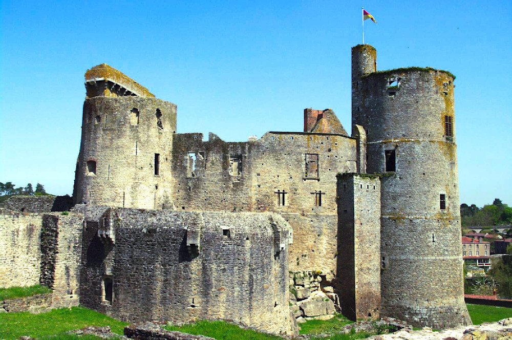 Château De Clisson  Fortified Medieval Castle In Clisson France Photography Art | InYourBackyard