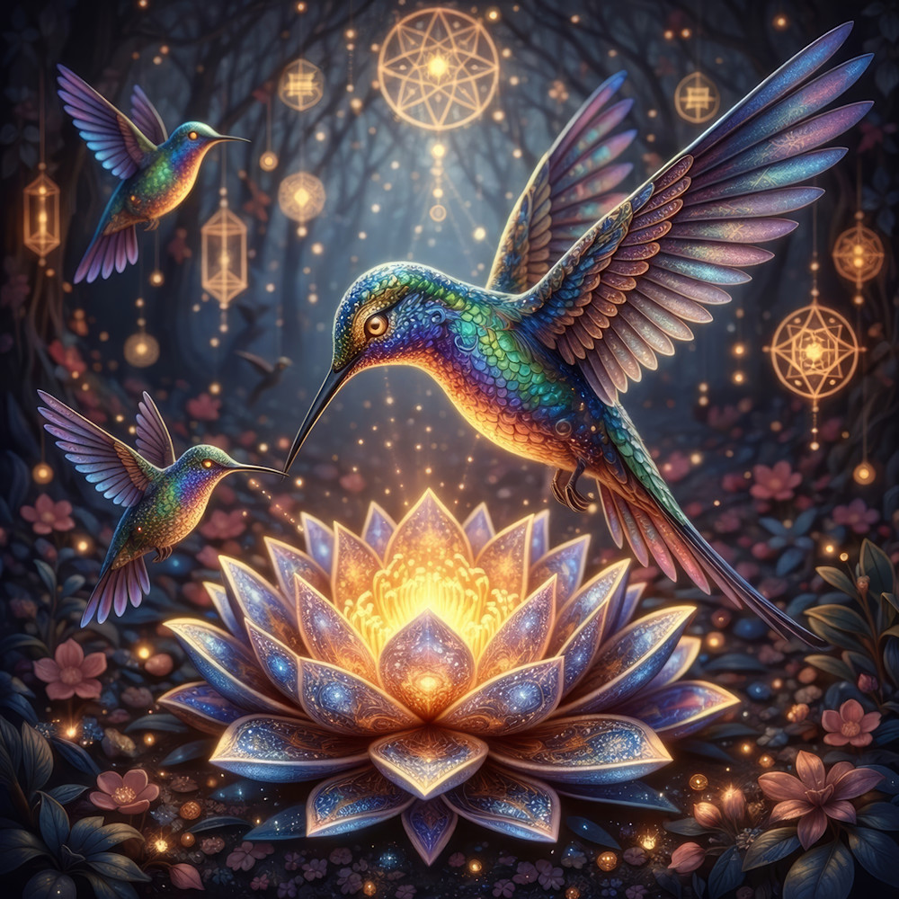 Ei. 2026. 00019. Where The Hummingbirds Gather Art | Eye Ignite