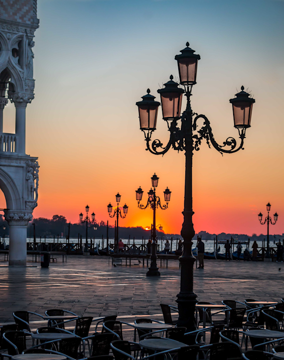 Sunrise in St Mark's Plaza - Venice, Italy