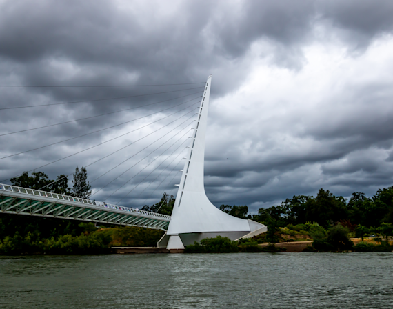 Stormy Skies over the Sundial Bridge