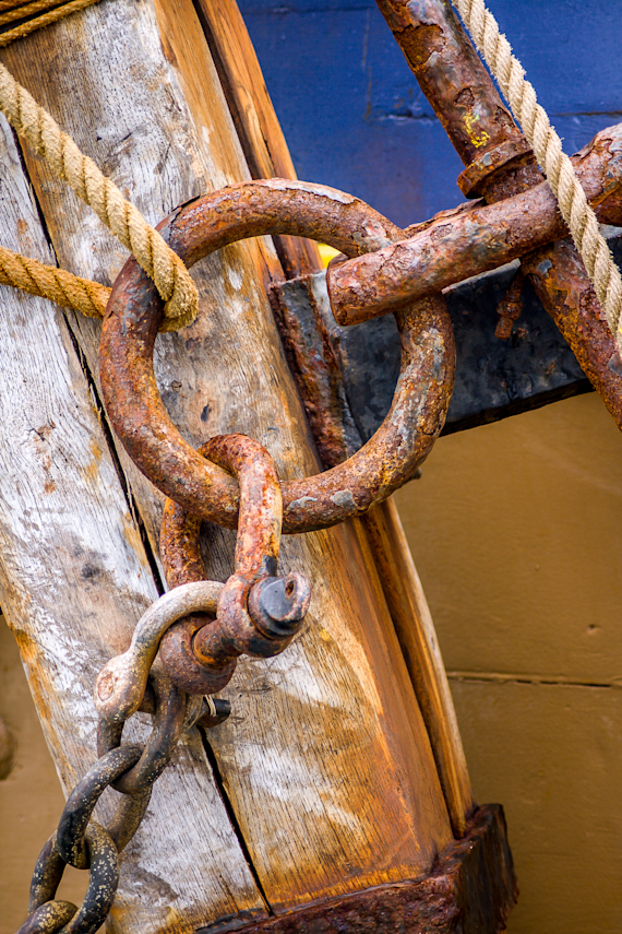 Rust, Ropes and Chains: Tall Sailing Ship Rigging