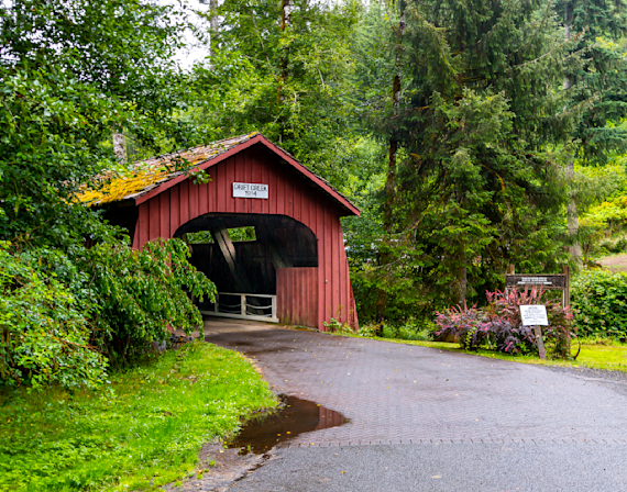 Drift Creek Covered Bridge