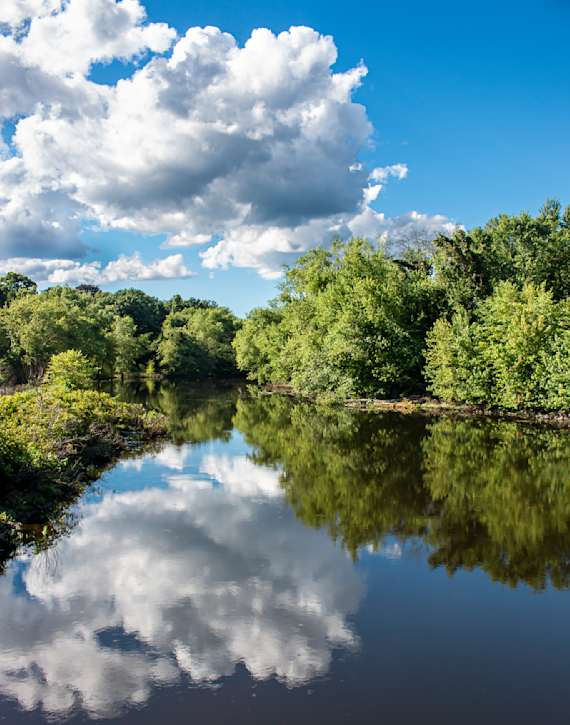 Cloud Reverie: Concord River, Massachusetts