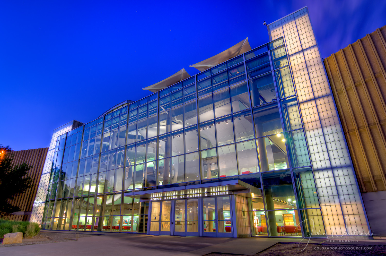 Archival Print Denver Museum of Nature & Science Twilight Photo