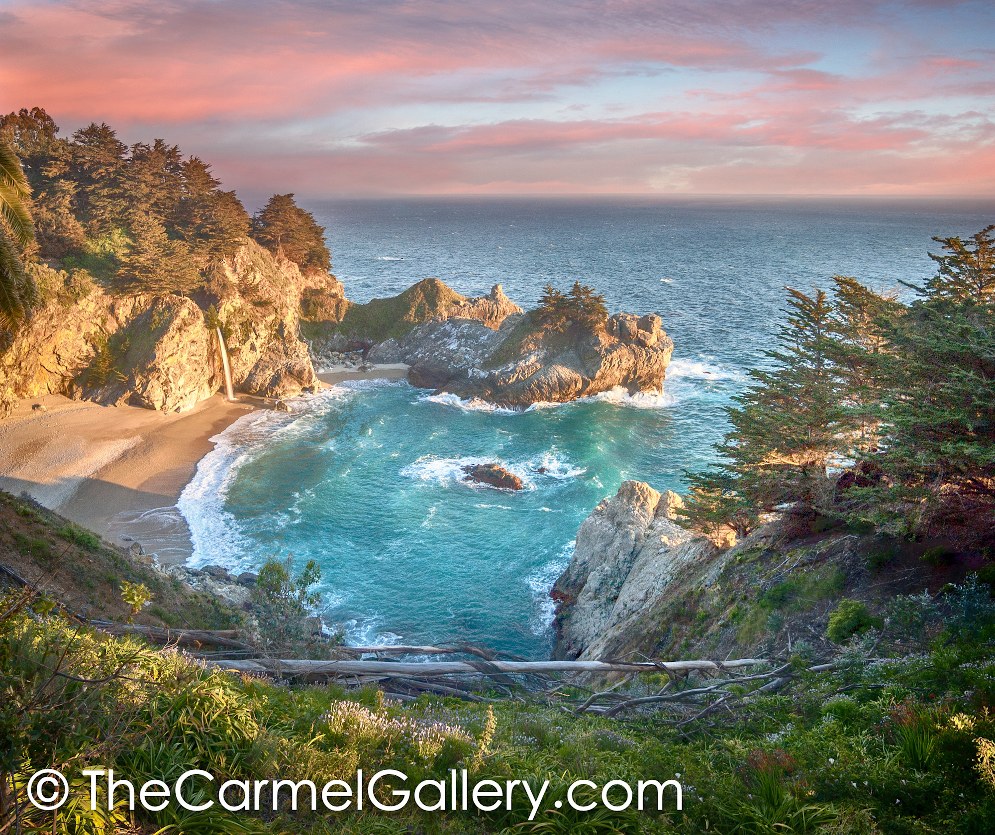 Pfeiffer McWay Falls Sunset