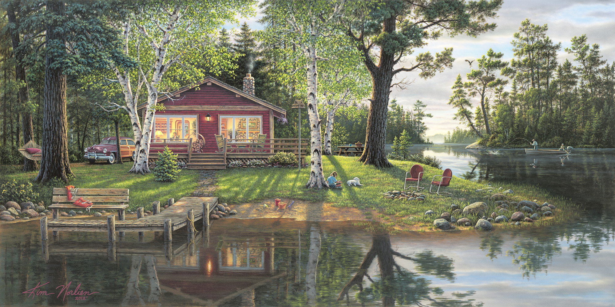 Cabin Wall Art - Rustic Framed Prints for Cozy Interiors, image size:2000x1000