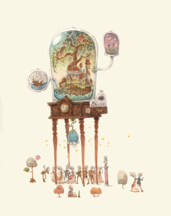 Beyond-the-veil-fairy-illustration-watercolor-painting-james-serafino-wet-paint-nyc_c4d6yy