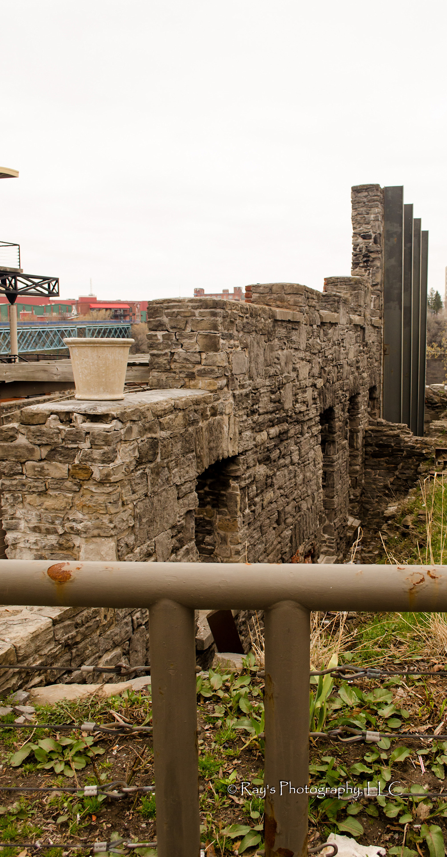 Browns Race rubble wall