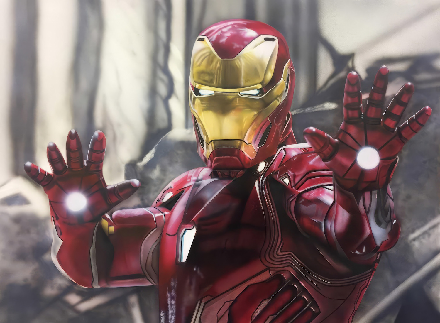 Dynamic Superhero Art   Action and Technology Combined