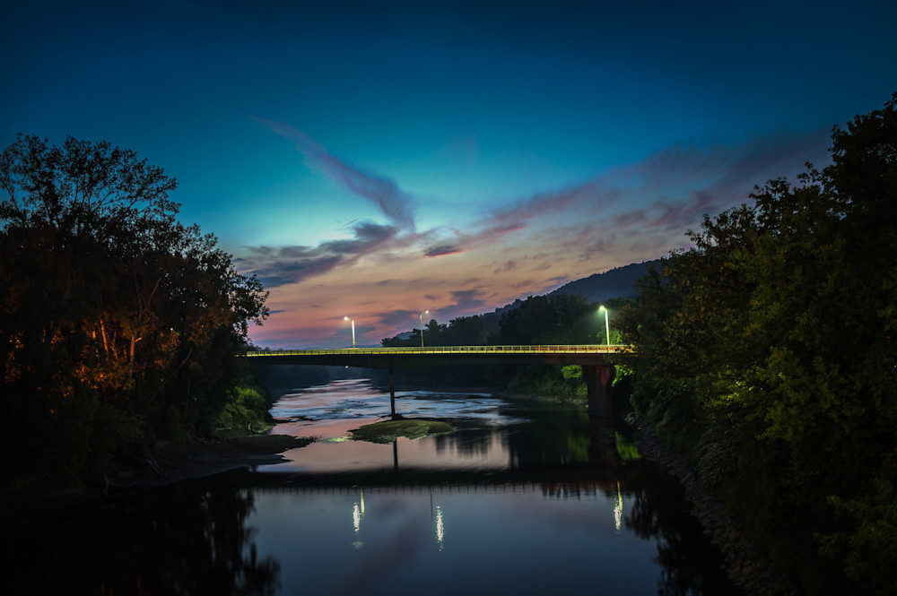 White River Junction,Photography, Vermont, nocturne