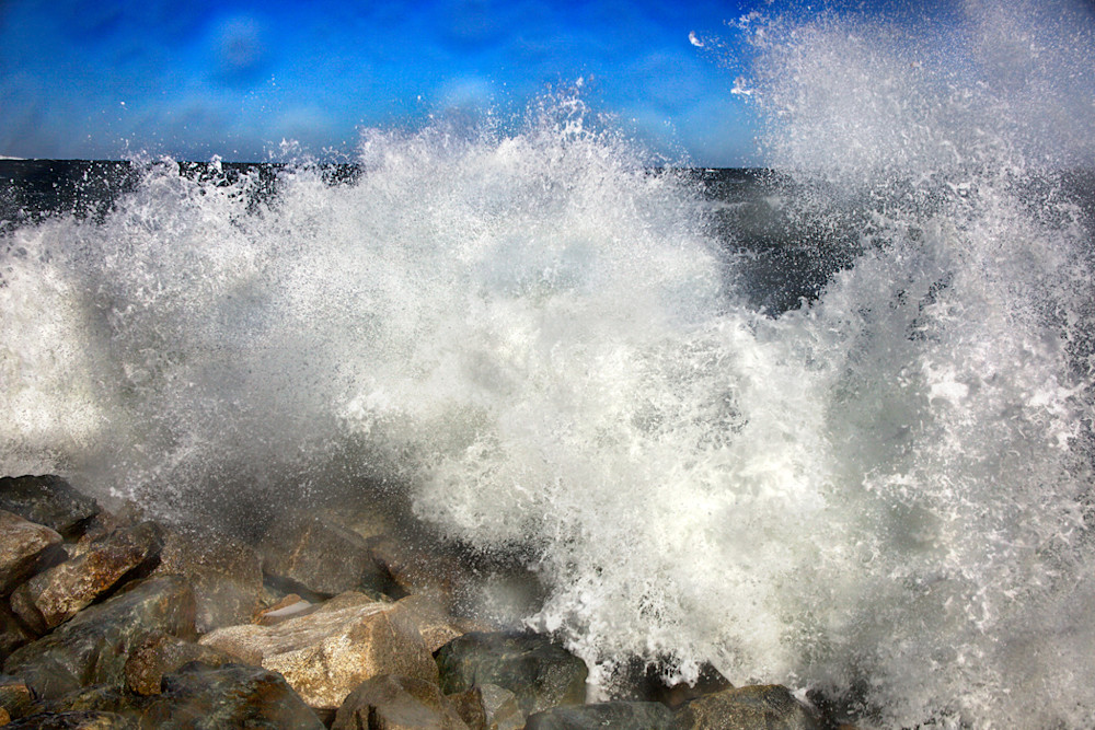 Splash Crashing Wave Rocks