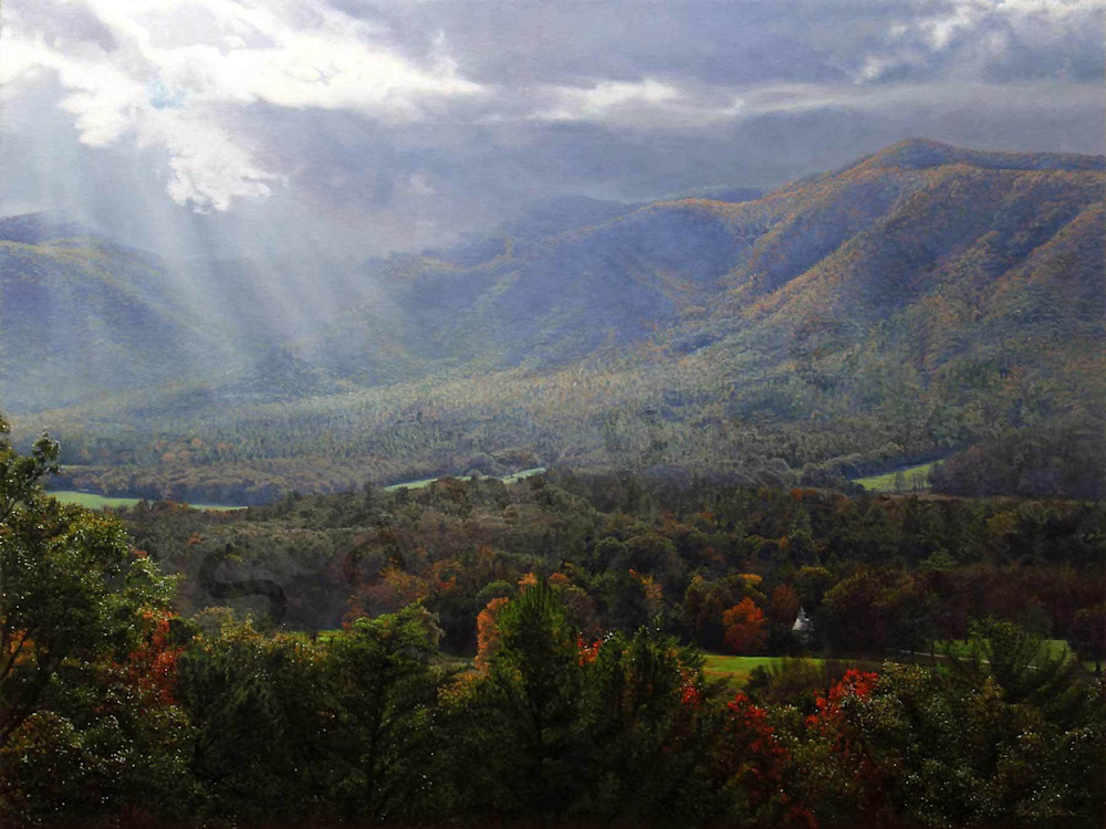 Cades Cove Painting For Sale