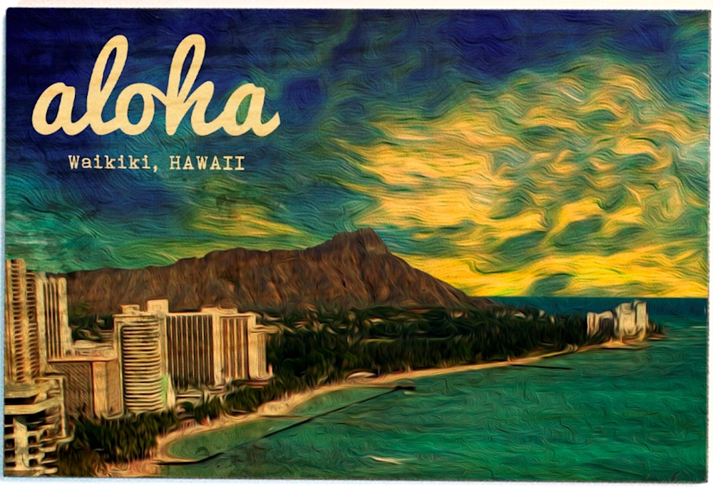 Vintage Hawaiian Post Card