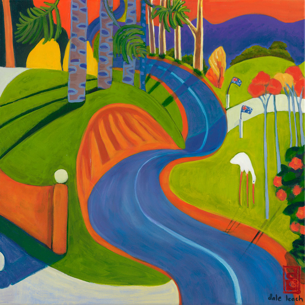 D LEACH 013 Bunya Tree Corner