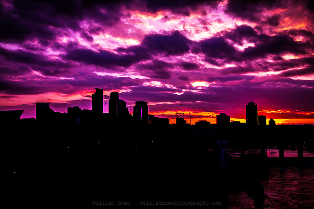 The Sky Was All Purple Minneapolis Wall Murals William Drew The Sky Was All Purple Sm