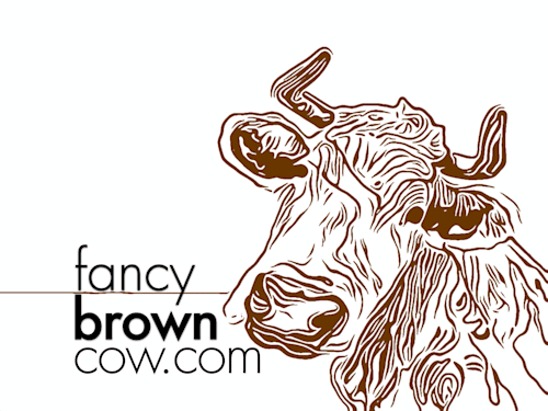 Fancy Brown Cow