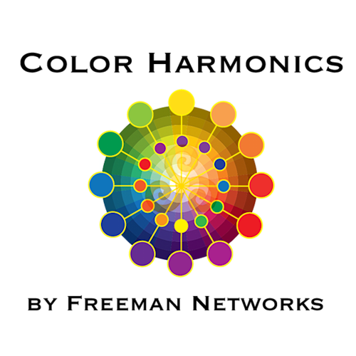 Color Harmonics by Freeman Networks