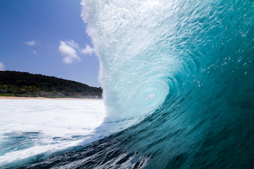 Surf Photography Icy Ridge By Doug Falter