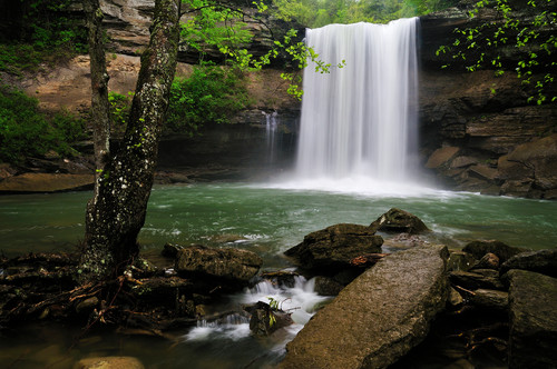 16x24 Canvas Print, Ramsey River in Tennessee, Ramsey Cascades, Great Smoky  Mountains National Park, Gatlinburg, Wall Art Décor