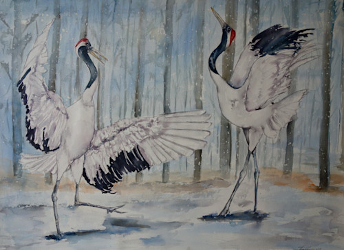 Dancing Cranes