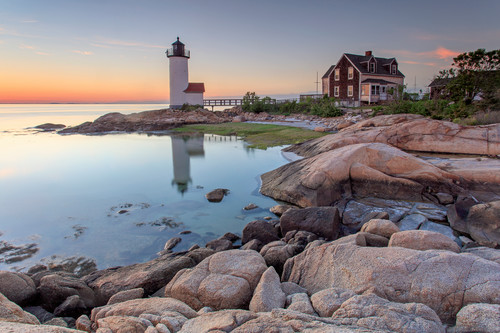 Annisquam lighthouse sunset print x1ebwa