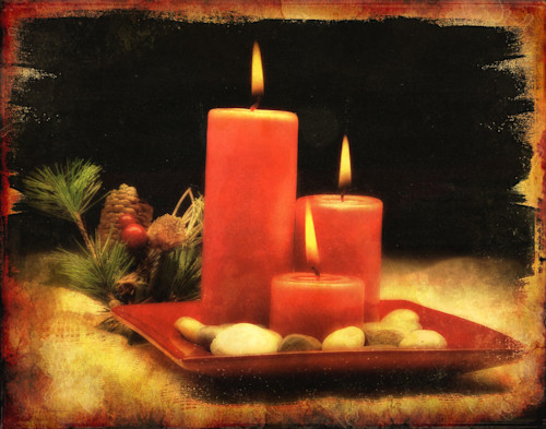 Christmas candles ovrjcp
