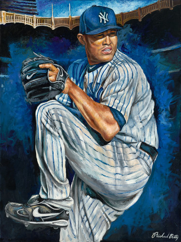 WRAPPED CANVAS Willie Mays catch Painting 1954 