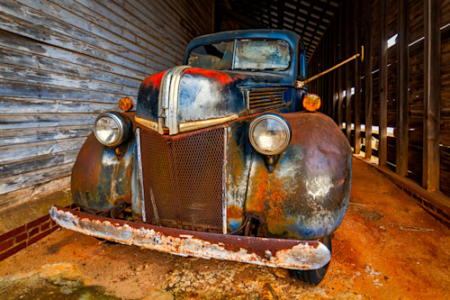 1940/'s Ford Pickup Truck Farm Barn Fine Art 16x24 Photograph Print Picture Photo